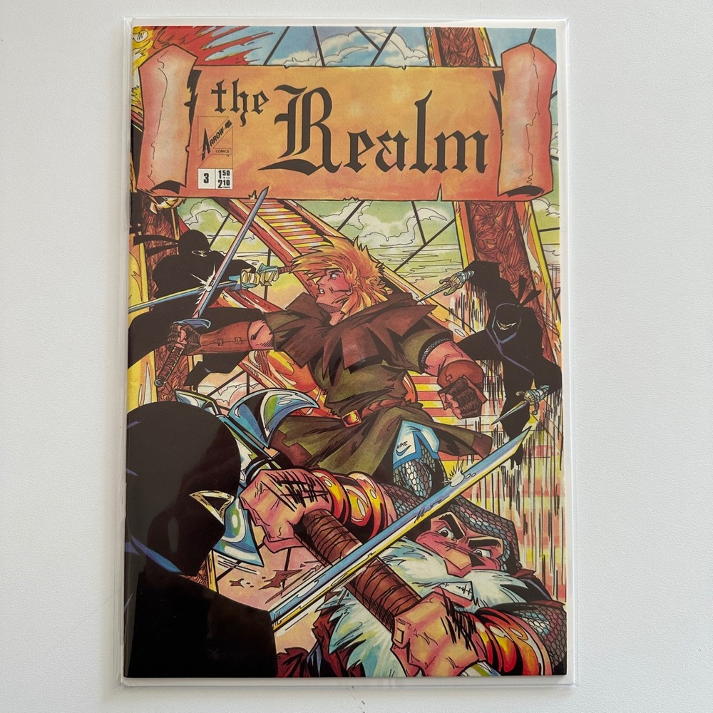 The Realm 3 Arrow Comics 1986 Independent Dark Fantasy Adventure Comic Book
